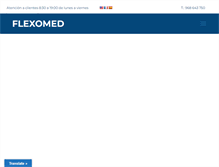 Tablet Screenshot of flexomed.com